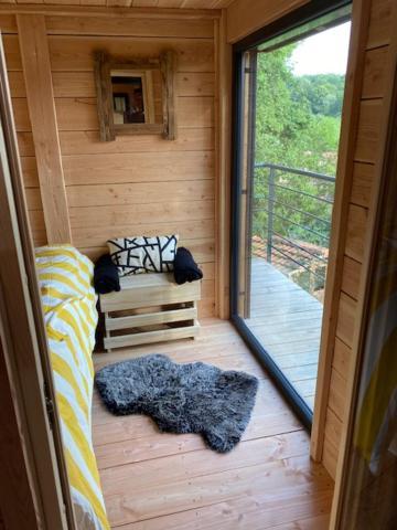 Le Moonloft Insolite Tiny-House Dans Les Arbres & 1 Seance De Sauna Pour 2 Avec Vue Panoramique Osenbach المظهر الخارجي الصورة