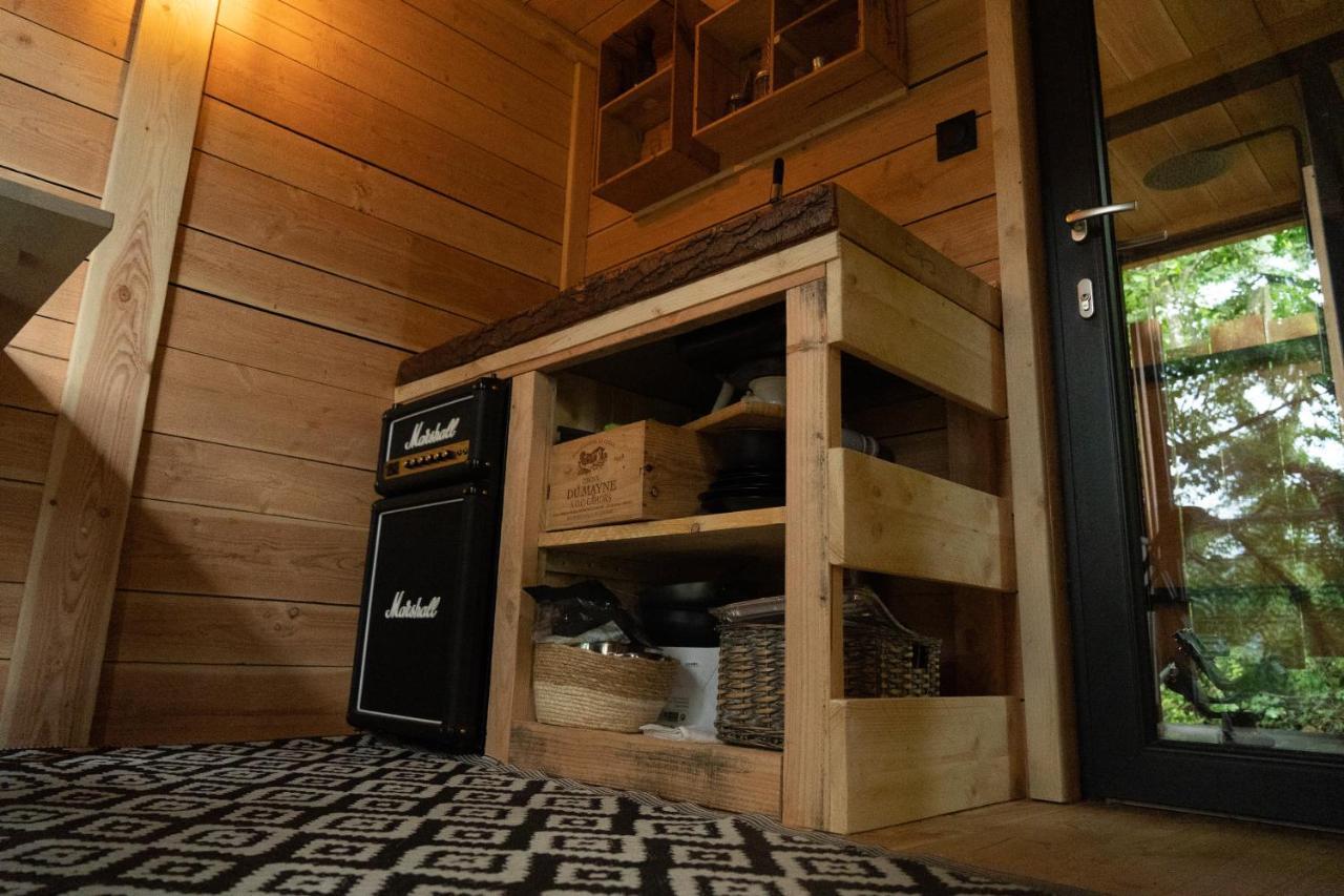 Le Moonloft Insolite Tiny-House Dans Les Arbres & 1 Seance De Sauna Pour 2 Avec Vue Panoramique Osenbach المظهر الخارجي الصورة