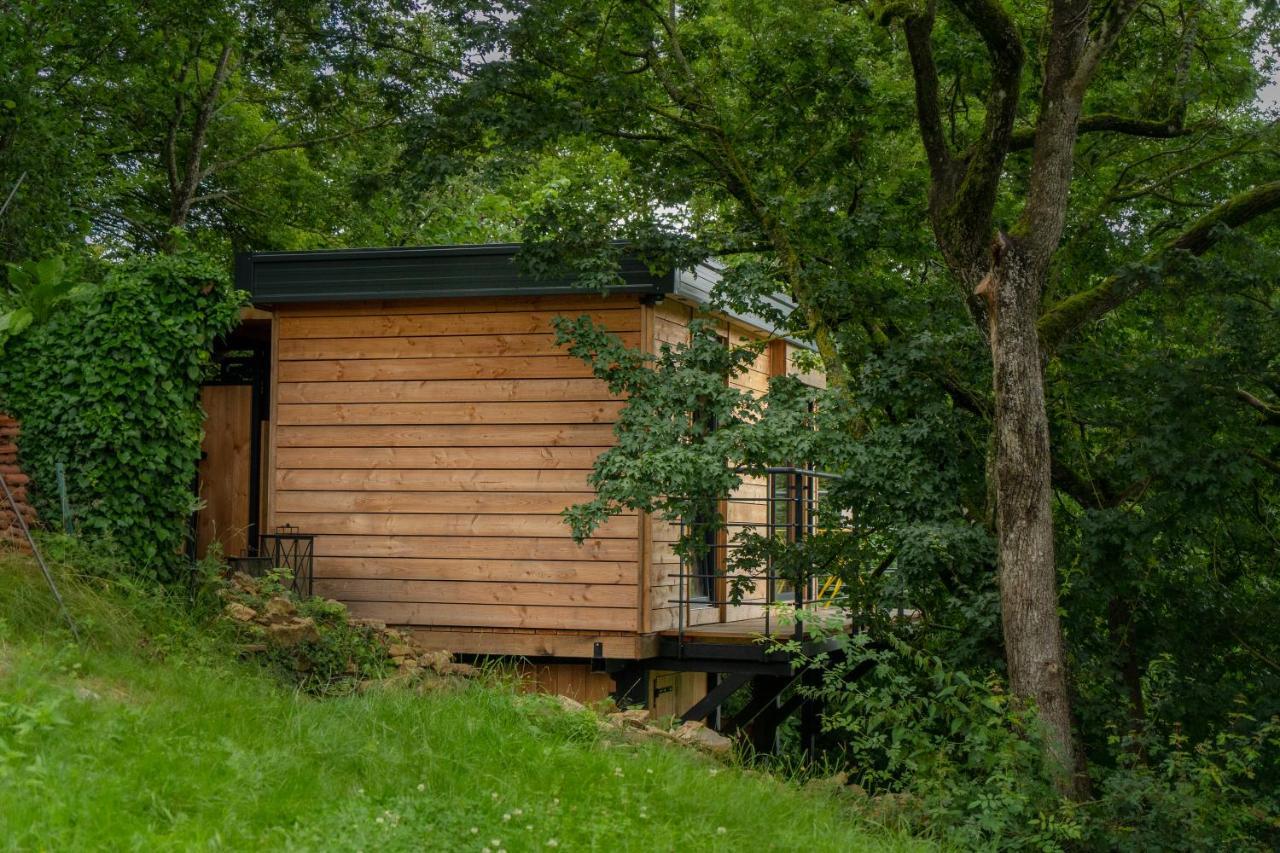 Le Moonloft Insolite Tiny-House Dans Les Arbres & 1 Seance De Sauna Pour 2 Avec Vue Panoramique Osenbach المظهر الخارجي الصورة