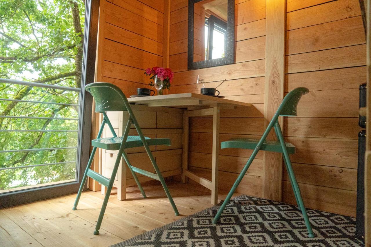 Le Moonloft Insolite Tiny-House Dans Les Arbres & 1 Seance De Sauna Pour 2 Avec Vue Panoramique Osenbach المظهر الخارجي الصورة