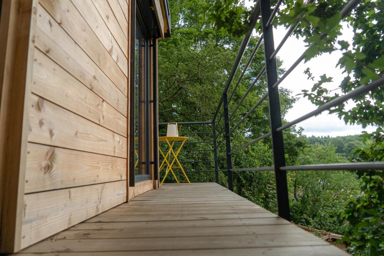 Le Moonloft Insolite Tiny-House Dans Les Arbres & 1 Seance De Sauna Pour 2 Avec Vue Panoramique Osenbach المظهر الخارجي الصورة