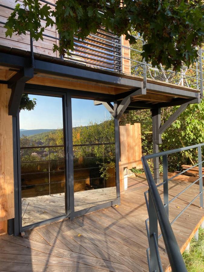 Le Moonloft Insolite Tiny-House Dans Les Arbres & 1 Seance De Sauna Pour 2 Avec Vue Panoramique Osenbach المظهر الخارجي الصورة